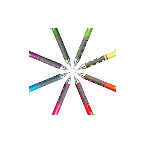 Image of Rotring 0.7mm Mechanical Clutch Lead Pencil | Tikky | for Smooth Writing Drafting Drawing | Purple Barrel | Stationery