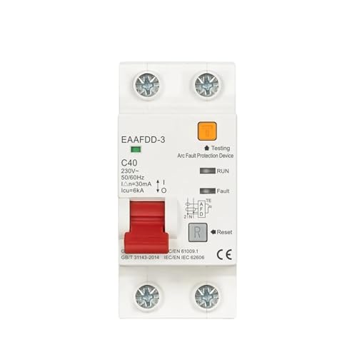 Disjoncteur défaut d'arc 2P fuite à la terre court-circuit surcharge AC230V