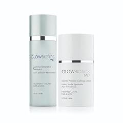 Glowbiotics Hormone Balance Duo Calming Restorative Treatment Gentle Probiotic Calming Lotion Reduces Redness Soothes Dryness and Strengthens Skin