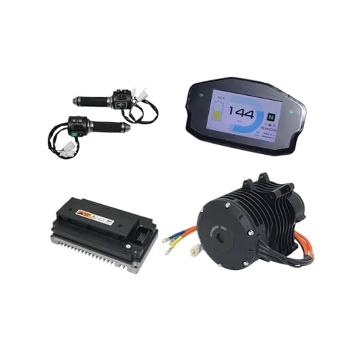 Hub Motor QS138 3000W V3 70H 5500W Continuous 72V 100KPH Mid Drive Motor Conversion Kit with EM150-2SP/EM200-2SP Controller(EM200-2SP)
