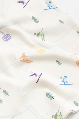 Image of MONICA + ANDY One Piece Baby Pajamas, 100% Organic Baby Clothes for Girls and Boys, Sizes For Newborn and Infant