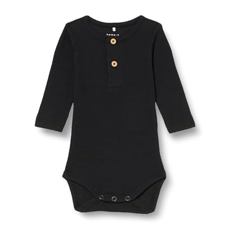 NAME IT Baby Boy Black Bodysuit Cover