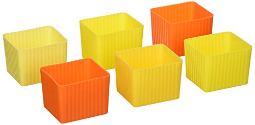 逸品社 カップ シリコン 6個セット 電子レンジ 食洗器 オーブン 対応 イエロー シュガーランド 34794-6