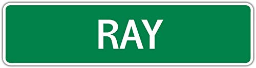 Ray Street Sign 4x40.6 cm �u���L�Ŕ� �r�[�` �J�t�F ���X�g���� �V���b�v �z�[�� ���[�� �� �h�A ���� �M�t�g