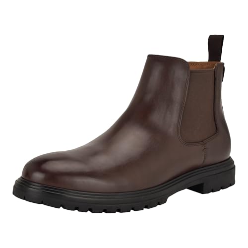 Tommy Hilfiger Mens Gainsly Boot, Medium Brown 210, 10.5