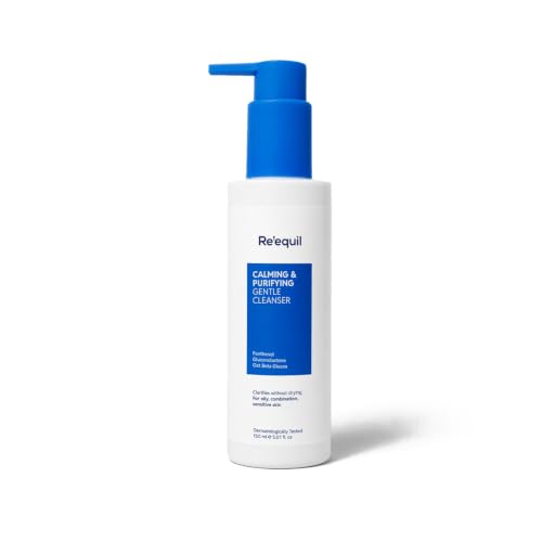 Image of Re'equil Calming & Purifying Gentle Cleanser | For oily, combination, sensitive skin | Clears oil, sweat & makeup | Creamy formula | No irritation, no dryness | 150 ml