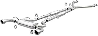 MagnaFlow Cat-Back Performance Exhaust System 16820 - Street Series, Stainless Steel 2.5in Main Piping, Dual Split Rear Exit, Polished Finish 4.5in Exhaust Tip - G37/Q60 Performance Exhaust Kit