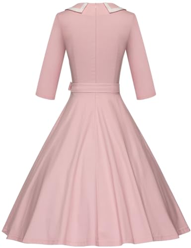 Image of GownTown Womens Dresses 1950s Vintage Swing Stretchy Dresses with Pockets