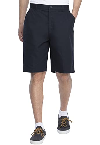 Image of Classroom Uniforms Big Boys Flat Front Shorts 3 Pockets | Youth Fit, Adjustable Waist, Zip Fly Front Closure, Cotton Polyester Twill, Easy Care, School Uniform Essential
