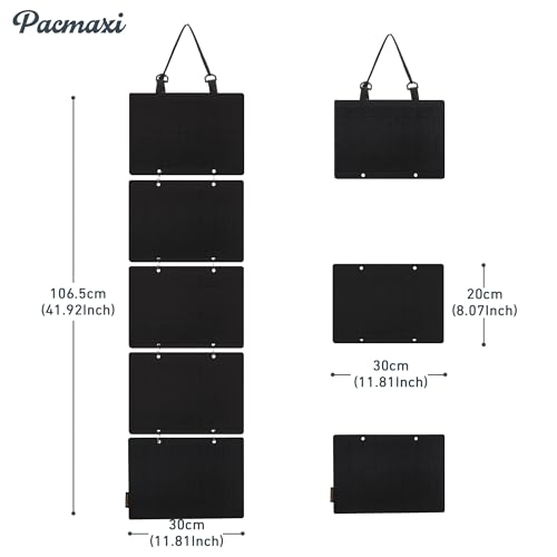 Image of Hanging Enamel Lapel Pin Display Panels Organizer With 5 Loose-leaf Board Pieces, Brooch Pin Enamel Pin Display Pages, Badge Collection Display Holder Holds At Least 120 Pins.(Pins Not Included) (Black)