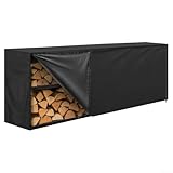 Tissu Oxford fiable : fabriquée à partir de tissu Oxford 420D, cette housse de protection pour bois de chauffage offre des ions fiables contre les conditions météorologiques difficiles, gardant votre bois de chauffage en sécurité toute l'année.