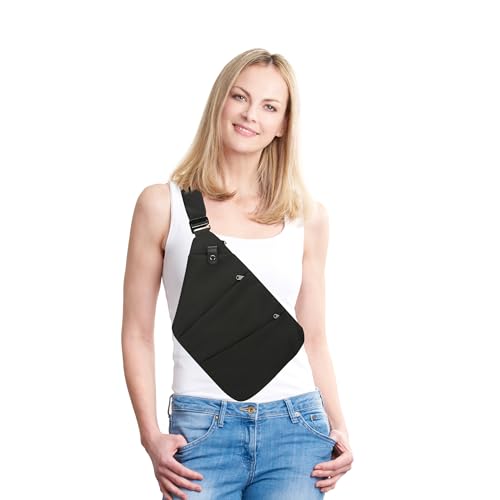 Anti Theft Crossbody Travel Bags for Women Men Cross Body Slim Sling Handbags with S Hook Antitheft2