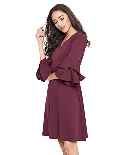 Image of Uptownie Lite Women's Crepe Skater Knee Length Dress