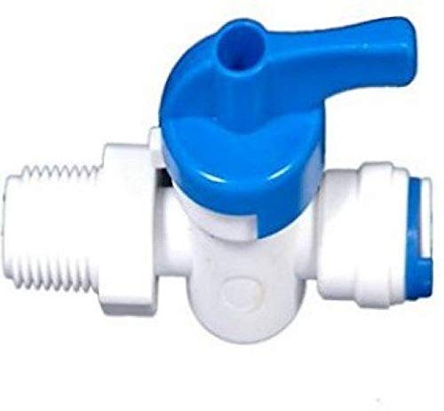 Sponsored Ad - CAPITAL RO Inlet Valve Only (1/4" Qc x 1/4" Thread) Divertor Ball Valve On/Off Water Purifier Service Solid Filter Cartridge (Pack of 1)