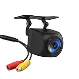 EONON 超小型バックカメラ リアカメラ 車載カメラ AHD 1080P 対応 高感度CMOSセンサー採用 200万画素 1920*1080 広角160° 水平140° 垂直90° 自動露出 鏡像 IP68防塵防水 IP68 耐久性 車汎用 RCA接続 12V対応 角度調整可 取付簡単 日本語説明書(A0127)