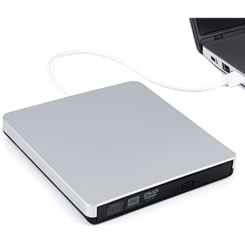 External cd dvd drive, usb cd dvd drive, portable CD drive, DVD/CD/ROM burner, dvd drive, high-speed data transfer drive for laptop/desktop/MacOS/Windows10/8/7/XP Cover