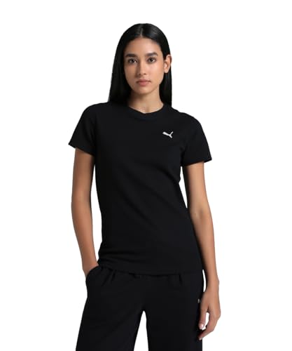 Image of PUMA Women Cotton Regular Fit T-Shirt