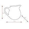 NERTHUS FIH 1336 Brocca di Latte in Porcellana da 300 ml, Stile e Praticità sulla Tavola della Colazione #4
