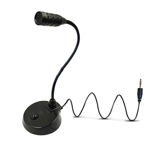 ZUJIABAO Micrófono de escritorio para conferencias USB, 3,5 mm, tipo C, botón silencioso al instante, micrófonos profesionales de supresión de ruido, enchufes USB y micrófono de reproducción
