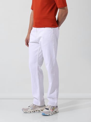 Image of The Indian Garage Co Men Vintage Straight Fit Solid Mid-Rise Jeans