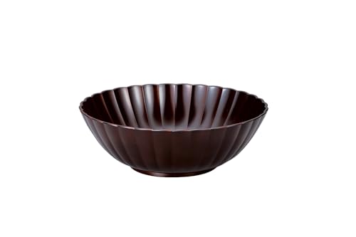 中谷兄弟商会『山中漆器』21cmフラワーボウル 溜 37-3922