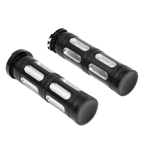 Poignées guidon moto CNC aluminium noir anti-vibration pour Touring et Sportster 1200