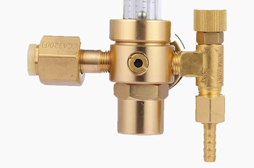 Reboot CO2 Gas Regulator Full Copper Flowmeter Mig Welding Gas Regulator Valves Welding Accessory for Mig Tig Welding Machine
