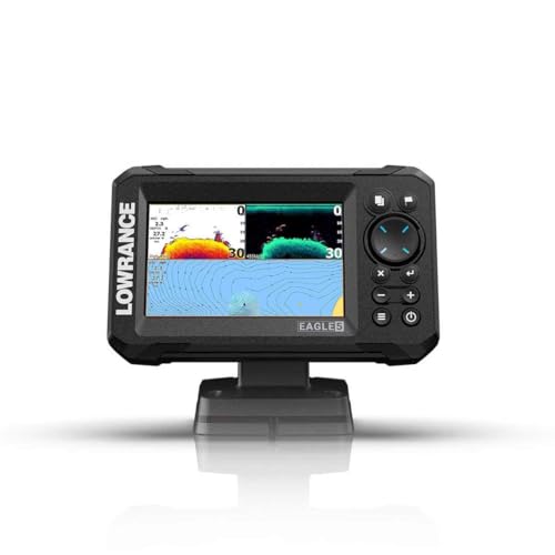 Lowrance Eagle GPS Fischfinder Chartplotter, verschiedene Größen, für Fischerei, Tiefe, ProFishing (5 Zoll, ohne Geber)