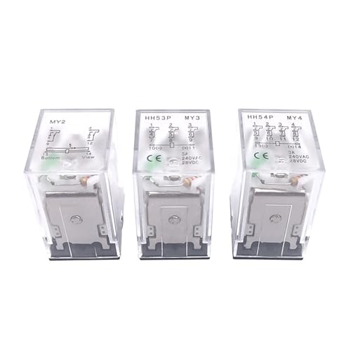 Interruptor de relé miniatura HH54P DC24V para circuitos de control 2