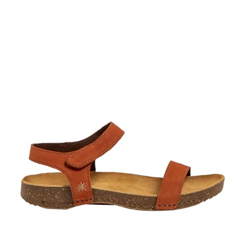 Art 1119 I Breathe, Sandalias planas Mujer, Dark Orange, 36 EU