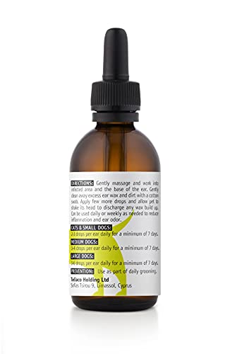 Teliapets Ear Drops for Pets – Natural Dog Ear Care Solution – Relieve Your Pet’s Ear Discomfort, Itching & Wax Built Up in Just One Week – 100% Natural, Tested Ear Relief Wash for Cats & Dogs Teliapets Ear Drops for Pets – Natural Dog Ear Care Solution – Relieve Your Pet’s Ear Discomfort, Itching & Wax Built Up in Just One Week – 100% Natural, Tested Ear Relief Wash for Cats & Dogs