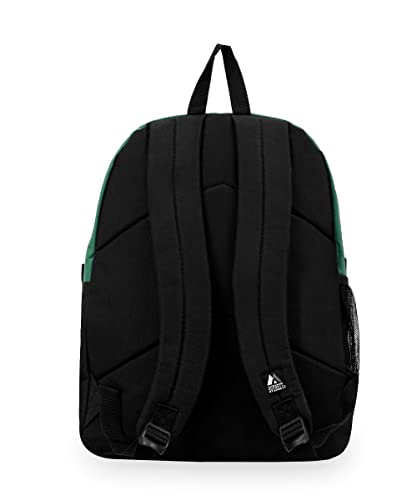 Everest Double Main Compartment Backpack, Dark Green, One Size #TOP3