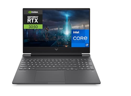 HP Victus 15-fa1016ns - Ordenador portátil Gaming de 15.6' Full HD (Intel Core i7-13700H, 16GB RAM, 512GB SSD, NVIDIA GeForce RTX 3050, FreeDOS) Mica Silver- Teclado QWERTY Español