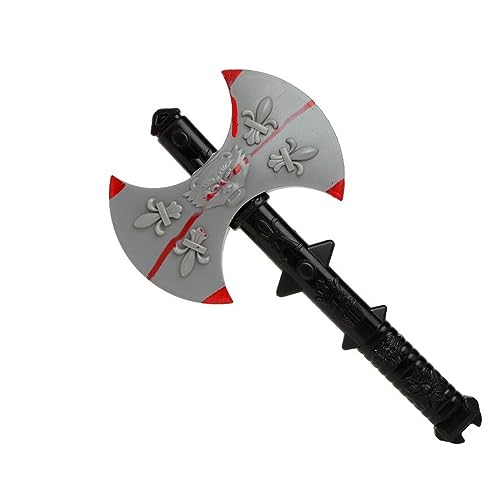 BigBuy Carnival Hacha Plateado Vikingo 40 cm