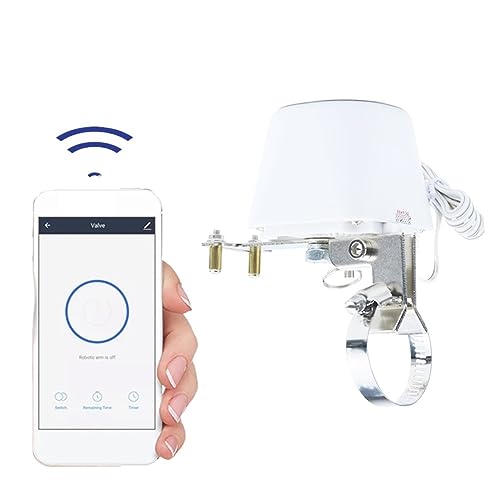 Vanne Tuya ZigBee coupure automatique eau gaz pour eviter les fuites