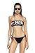 Diesel Bryna - Maxi Logo Bandeau Bikini Top