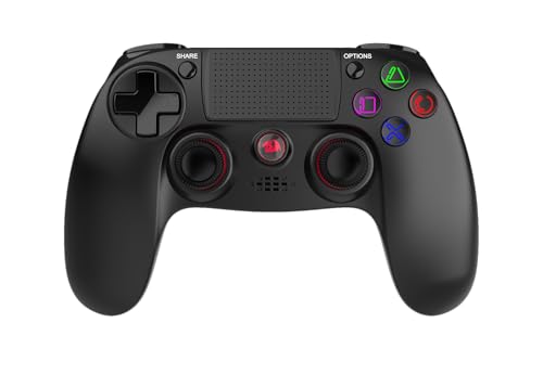 Controle Gamer Redragon Juno Preto USB Tipo-C Com Iluminação LED G818