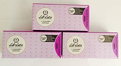 Confezione da 3 x 14-Super Plus Lil Lets Extra