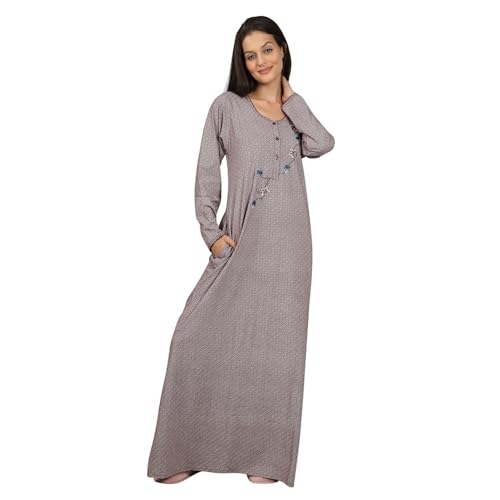 Chemise de nuit en coton anti-transpiration Sweet Dreams pour femme
