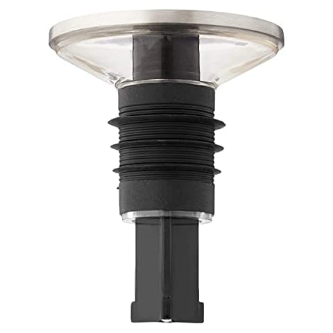 AdHoc Champ Wine Pourer and Stopper - Kitchen Accessories for Wine Conservation - Wine Preserver Stopper & Pourer - Stainless Steel & Silicone Wine Saver - Wine Bottle Gadget Cover