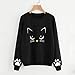 VJGOAL Mujeres Moda Casual Otoño e Invierno Lindo Gato impresión Suéter de...
