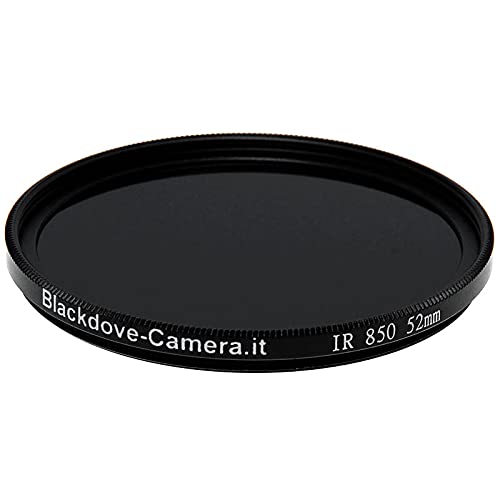 Filtro infrarosso 850nm 52mm Blackdove-cameras- Infrared filter 850 nm cut. IR