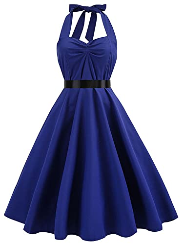 Sexy Backless Party Jurk Vrouwen Zomer Backless Retro Jurk Rock Robe, Pettiskirt Rood, XL - Image 4