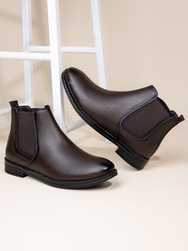 Image of Men Casual Boot | Boot For Men | Chelsea Fashion | Comfort Synthetic Leather All Season Wear Boot