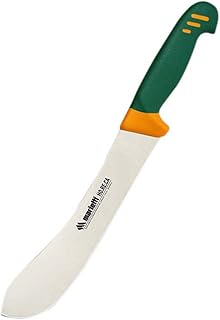 Marietti SCIMITARRA SKN21 - Cuchillo de carne (hoja lisa, 21 cm), color verde y naranja