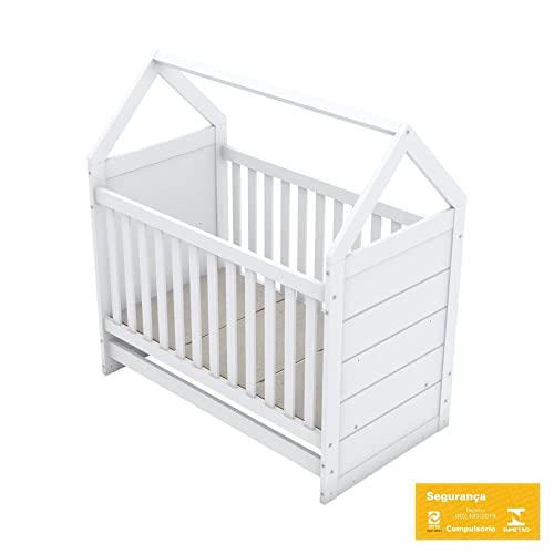 Quarto de Bebê com Guarda Roupa 4 Portas 1 Cômoda e 1 Berço Mini Cama Estilo Americano Nova York Esp