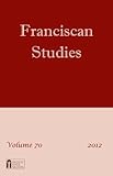 jean calogero prezzi  Franciscan Studies: Volume 70 (English Edition)