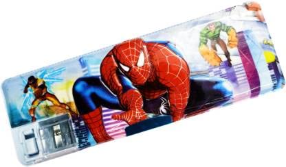 bruzone Spiderman Magnetic Art Plastic Pencil Box (Set of 1, Light Blue) (B09R4PHN78) Amazon Price History, Amazon Price Tracker