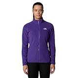 THE NORTH FACE 100 Glacier FZ Chaqueta Polar, Peak Purple, Medium Mujeres