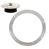 【ROTATION À 360°】La Plateau Tournant En Alliage D'aluminium possède un système de roulement interne à billes pour une rotation fluide et silencieuse à 360°. Les roulements étanches sont lubrifiés à l'huile ; vous pouvez donc les lubrifier régulièrement selon l'utilisation.